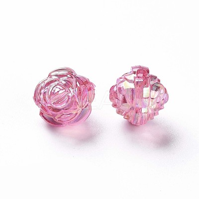 Transparent Acrylic Beads TACR-S154-33C-705-1