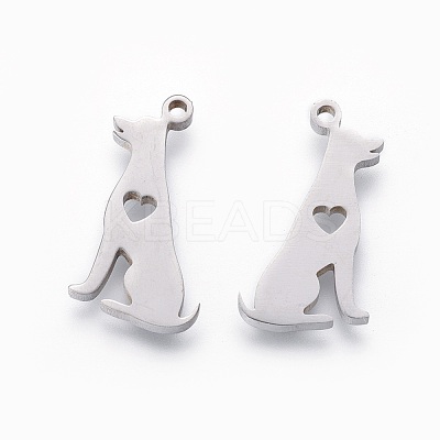 Non-Tarnish 201 Stainless Steel Pendants X-STAS-F231-061P-1