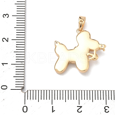 Brass Micro Pave Clear Cubic Zirconia Pendant Cabochon Settings KK-G556-02G-1