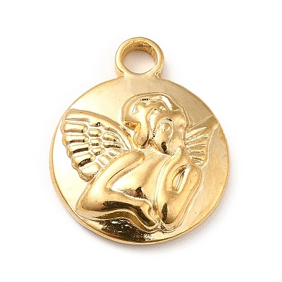 Ion Plating(IP) 304 Stainless Steel Pendants STAS-P312-08G-1