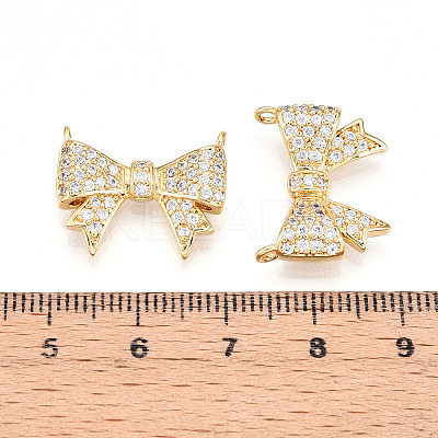 Brass Micro Pave Cubic Zirconia Pendants KK-N257-38G-1