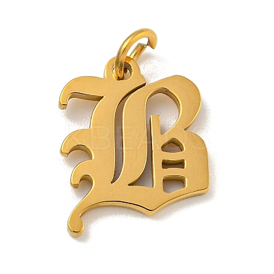Ion Plating(IP) 304 Stainless Steel Charms STAS-I010-01G-B-1