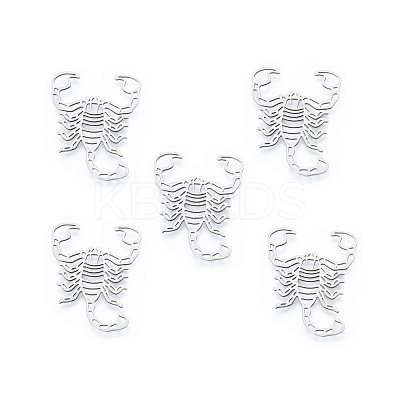 201 Stainless Steel Filigree Joiners STAS-N090-LA924-1-1