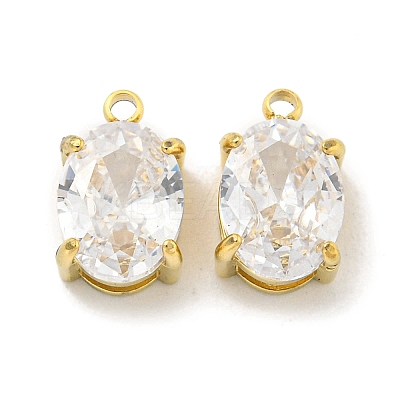 PVD Vacuum Plating 304 Stainless Steel Pendants Cubic Zirconia Pendants STAS-L278-009G-B01-1