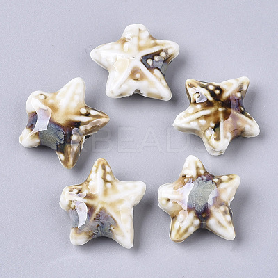 Handmade Porcelain Beads PORC-N004-27J-1