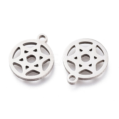 Non-Tarnish 201 Stainless Steel Charms STAS-A047-18P-1