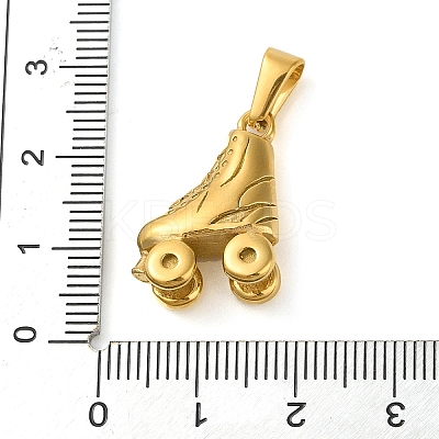 304 Stainless Steel Pendants STAS-R229-19G-1