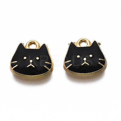 Alloy Enamel Charms X-ENAM-T011-95B-NR-1