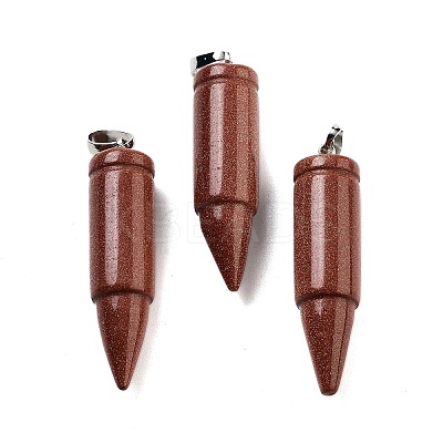 Synthetic Goldstone Pointed Pendants G-A231-03E-1