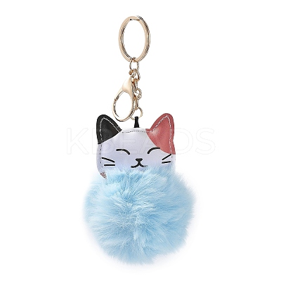 Cute Cat Keychain Plush Pendant for Bags and Wallets ST9850408-1