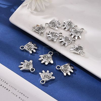 Tibetan Style Charms QA-311Y-NF-1
