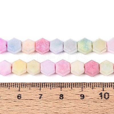Anti-Tarnish Electroplate Glass Beads Strands GLAA-T028-8mm-02M-1