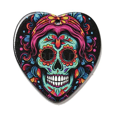 Printed Aerylic Pendants OACR-P026-F01-1