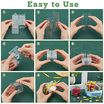 80Pcs Transparent PVC Boxs DIY-DC0002-27-1