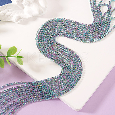4.8 Yards Iron Rhinestone Cup Chains CH-TA0001-10D-1