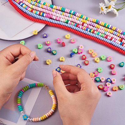 DIY Stretch Bracelets Making Kits DIY-SZ0004-39-1
