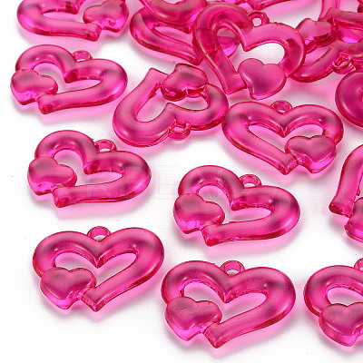 Transparent Acrylic Beads TACR-S154-57B-906-1