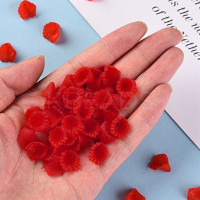 Frosted Acrylic Bead Caps MACR-S371-10A-712-1