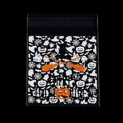 Halloween Theme Plastic Bakeware Bag OPP-Q004-01B-1
