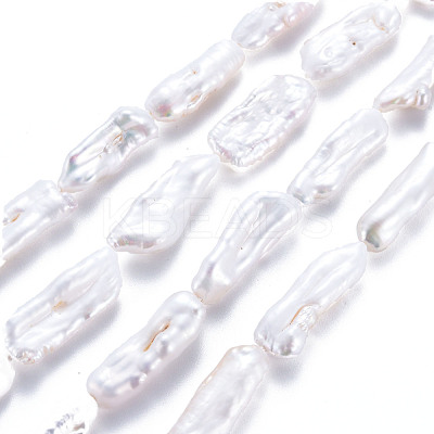 Natural Keshi Pearl Beads Strands PEAR-S020-H01-1