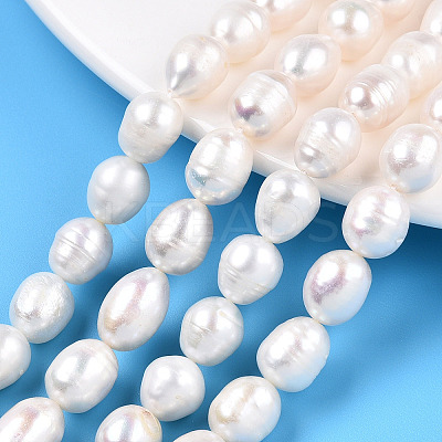 Natural Cultured Freshwater Pearl Beads Strands PEAR-N012-09C-1
