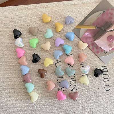 Opaque Acrylic European Beads X-OACR-I015-59-1