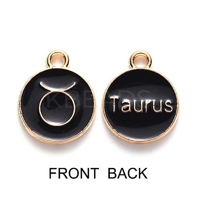 Alloy Enamel Pendants ENAM-SZ0001-28C-C-1