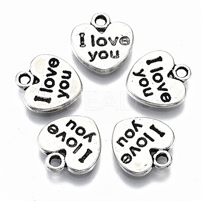 Tibetan Style Alloy Charms LS-TIBEP-S319-108AS-RS-1