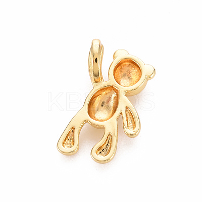 Brass Pendants KK-S362-030B-B01-NR-1