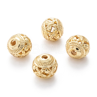 Alloy Hollow Beads PALLOY-P238-15G-RS-1