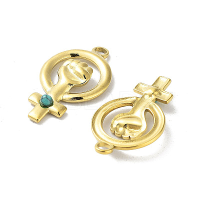 304 Stainless Steel Pendants STAS-A168-03G-1