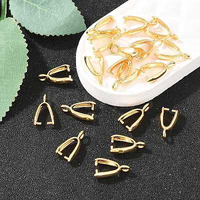 SHEGRACE Brass Ice Pick Pinch Bail XGR0039G-79G-1