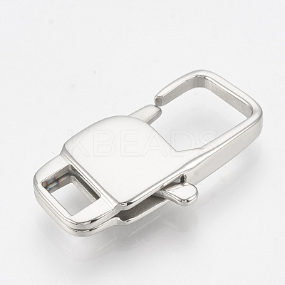 Tarnish Resistant 304 Stainless Steel Lobster Claw Clasps STAS-T033-28E-1