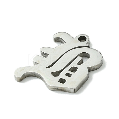 Non-Tarnish 201 Stainless Steel Pendants STAS-B055-01P-B-1