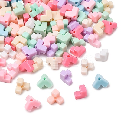 Opaque Acrylic Beads SACR-T362-01D-1