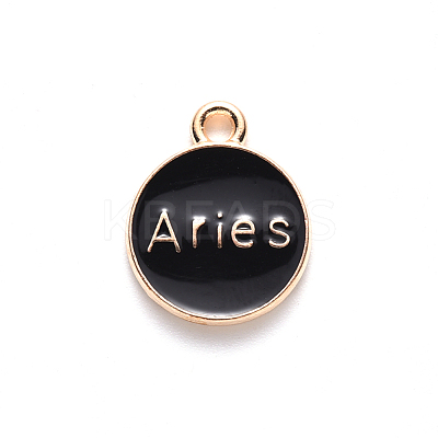 Alloy Enamel Pendants ENAM-SZ0001-28C-A-1