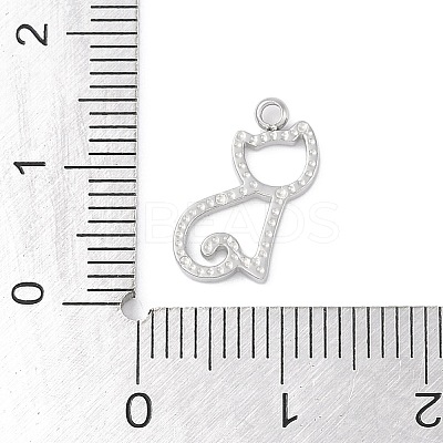 Non-Tarnish 304 Stainless Steel Charms STAS-L022-400P-1