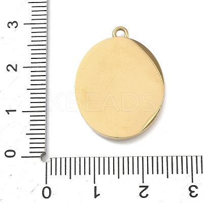 304 Stainless Steel & Rhinestone Pendants STAS-G371-09D-01G-1