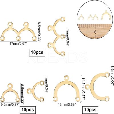 PVD Vacuum Plating 304 Stainless Steel Chandelier Components Links STAS-UN0010-45A-1