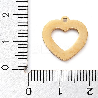 304 Stainless Steel Pendants STAS-M076-07G-1