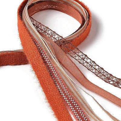 18 Yards 6 Styles Polyester Ribbon SRIB-C001-D02-1