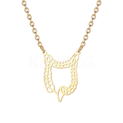 304 Stainless Steel Pendant Necklaces for Women RN1882-1-1