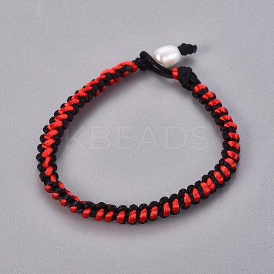 Nylon Thread Braided Cord Bracelet BJEW-JB04603-1