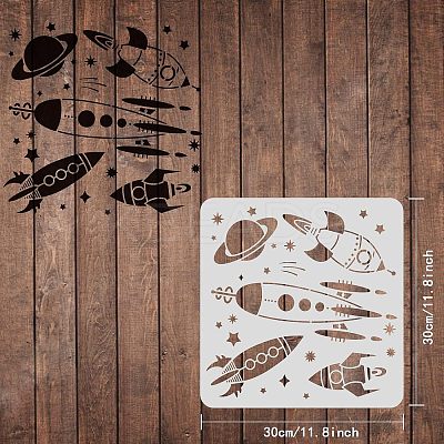 Plastic Reusable Drawing Painting Stencils Templates DIY-WH0172-329-1