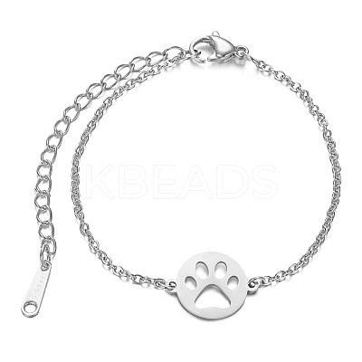 Tarnish Resistant 201 Stainless Steel Link Bracelets STAS-T040-JN018-1-1