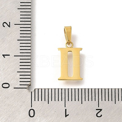 Ion Plating(IP) 304 Stainless Steel Micro Pave Cubic Zirconia Pendants STAS-H228-02G-02-1