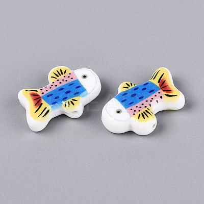 Printed Opaque Resin Beads RESI-N043-23B-1