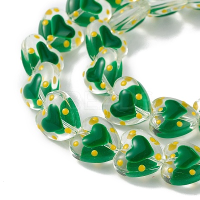 Transparent Glass Beads Strands LAMP-F029-04G-1