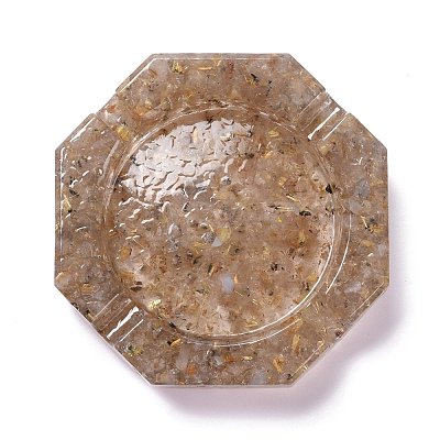 Natural Rutilated Quartz Ashtray DJEW-F015-09B-1