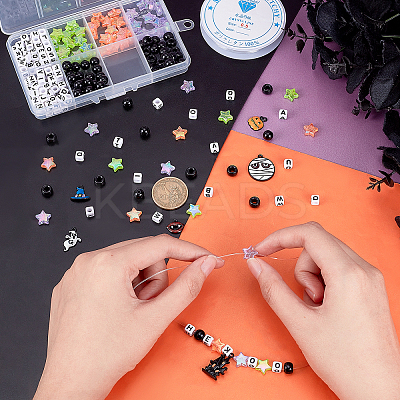 DIY Halloween Bracelet Making Kit DIY-PH0008-85-1